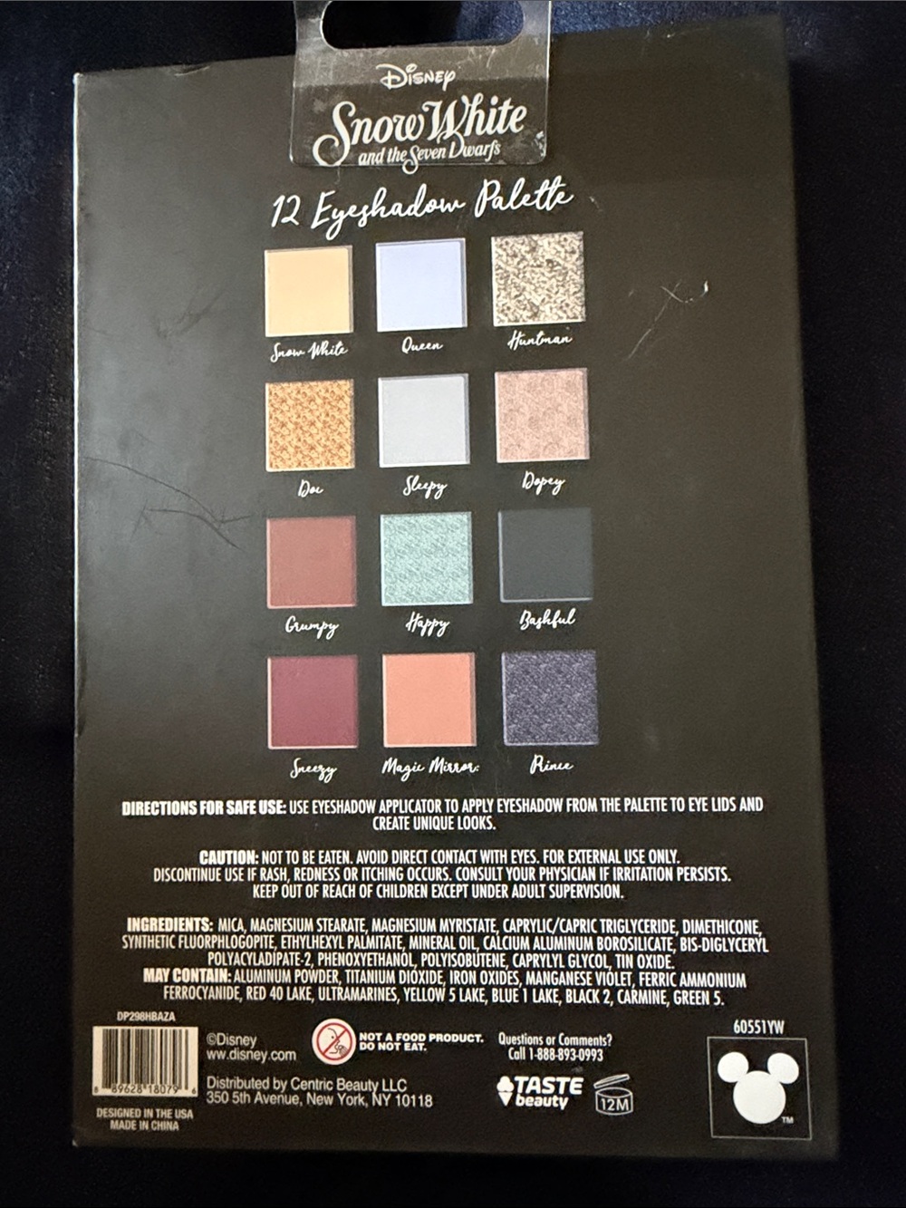 Disney Snow White Eyeshadow Palette - NWOT, cracked mirror - Picture 2 of 4